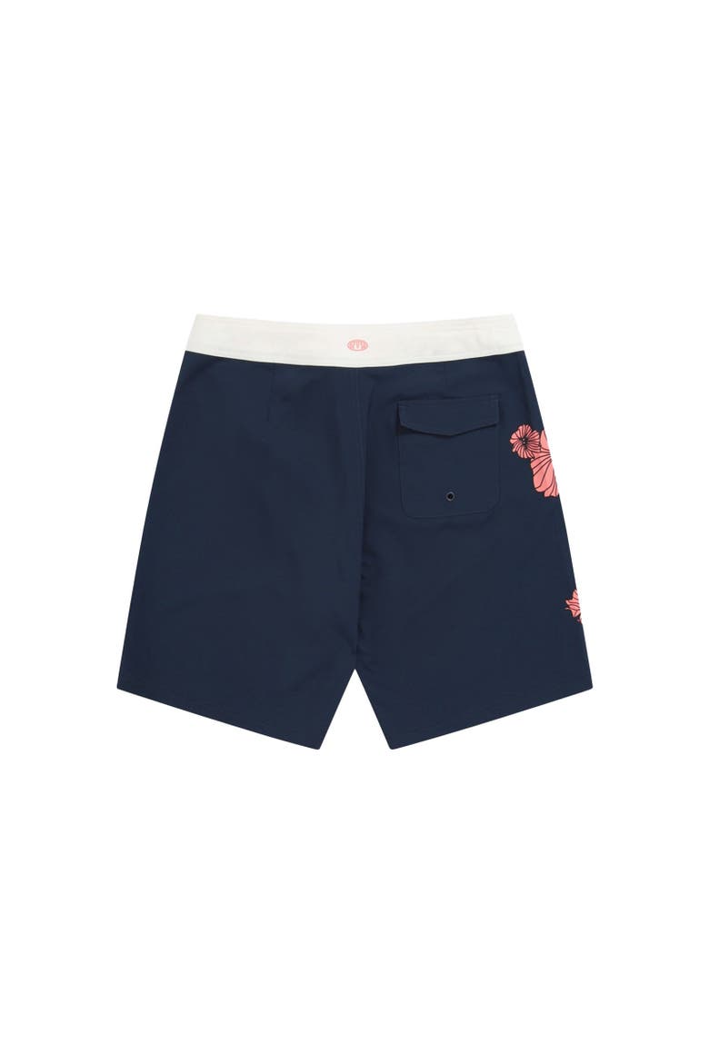 Nora Logo Classic Boardshorts, Alternate, color, Navy
