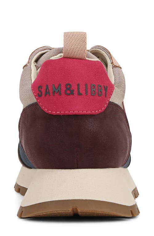 Sam & Libby Randal Sneaker In Burgundy