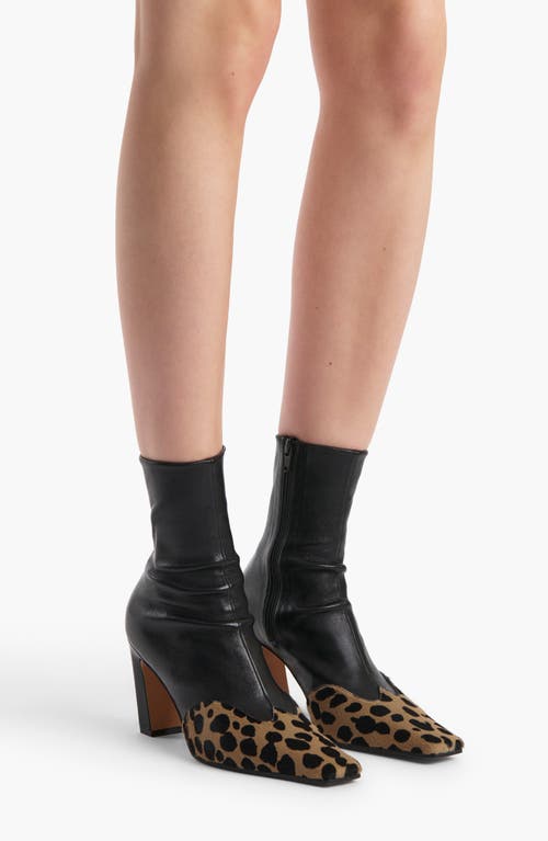 Khaite Nevada Square Toe Sock Bootie In Multi