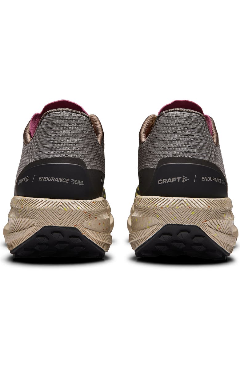 Craft Endurance Trail Running Shoe, Alternate, color, Clay-Dark Clay