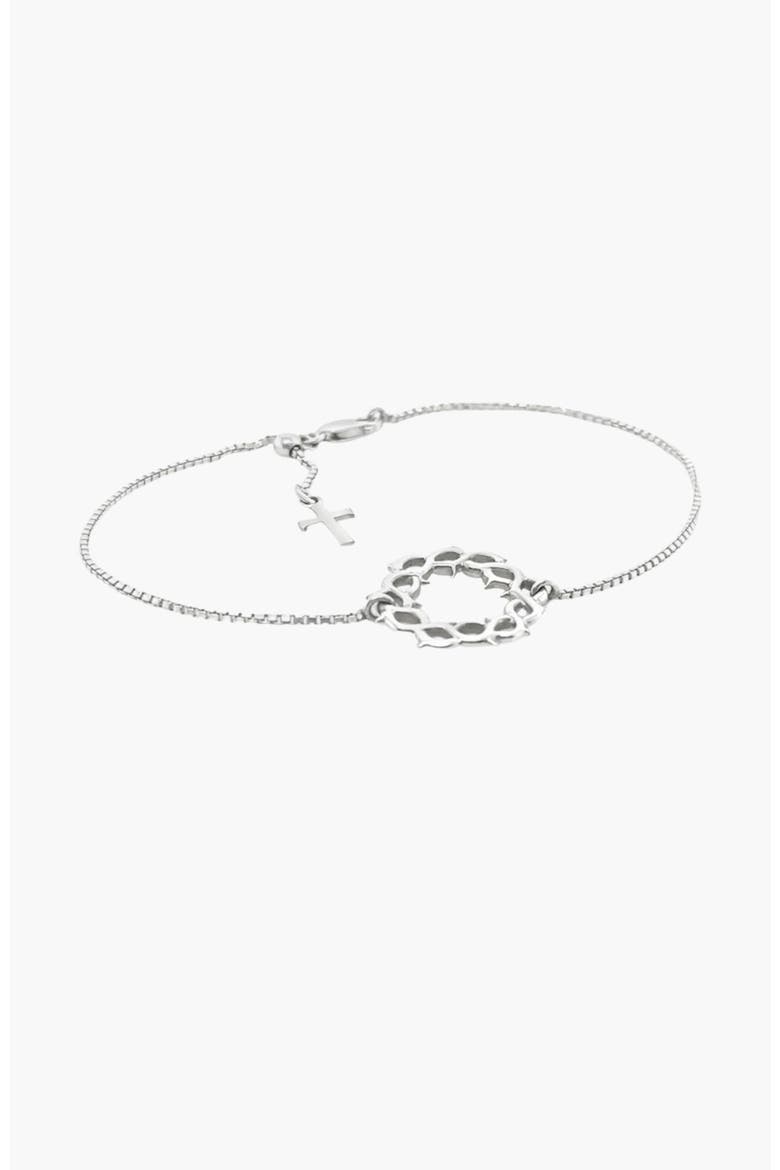 Crown Of Thorns Bracelet, Main, color, Sterling Silver