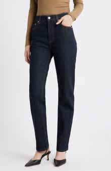 Topanga High Waist Straight Leg Jeans