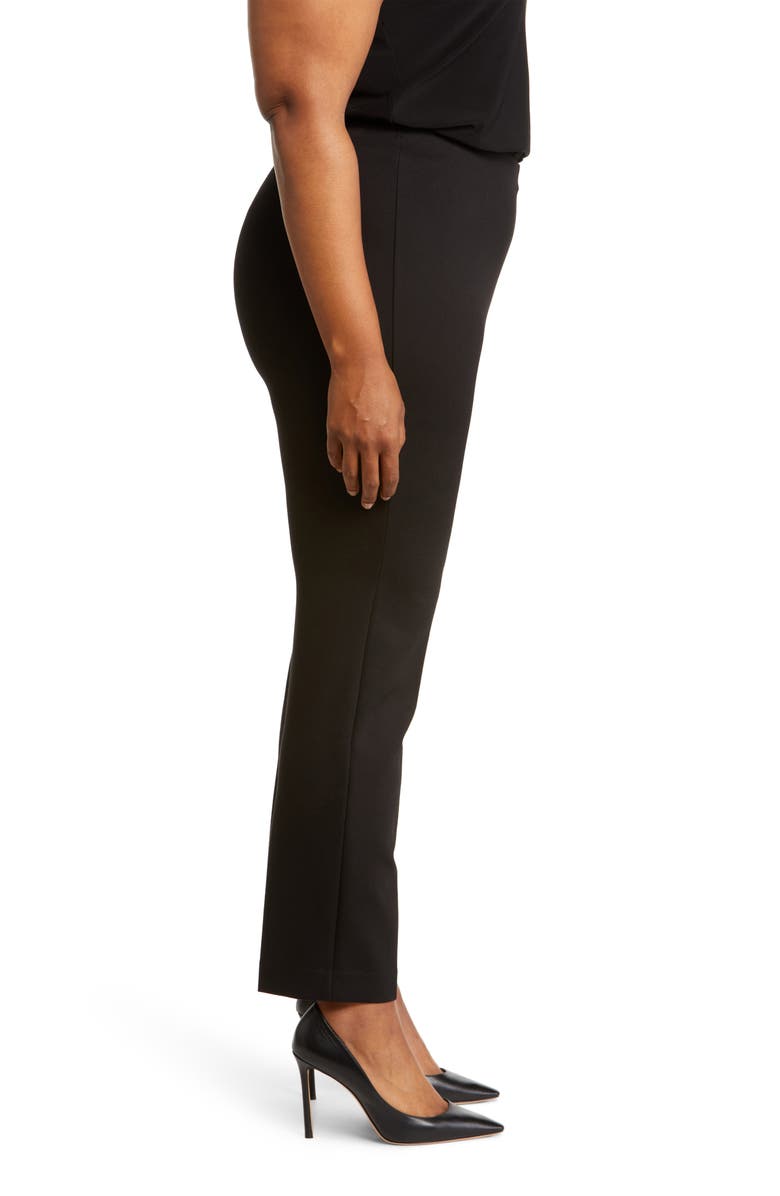 Anne Klein Hollywood Waist Slim Fit Pull-On Pants, Alternate, color, 