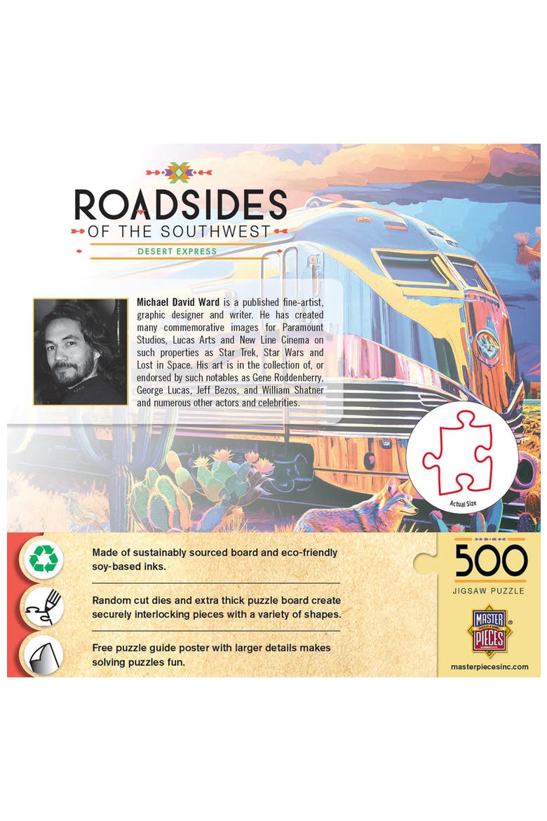 Desert Express 500 Piece Jigsaw Puzzle, Alternate, color, Multicolor