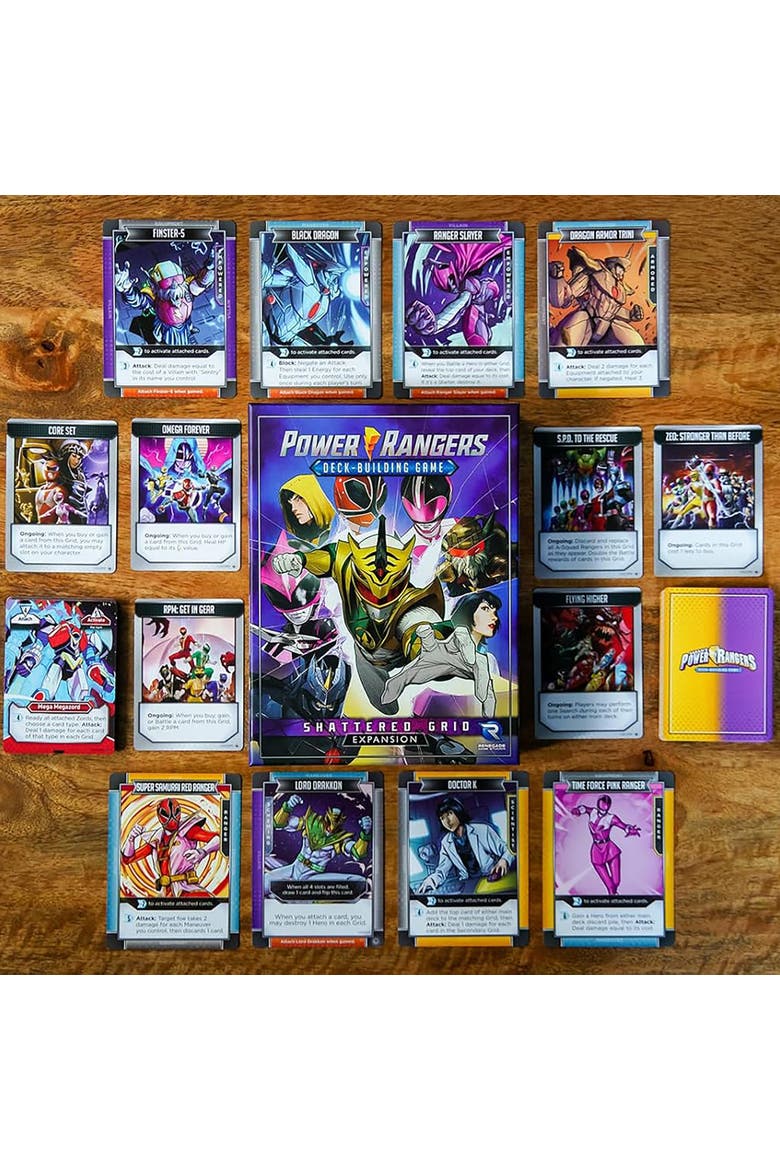 Deckbuilding Game Shattered Grid Expansion, Alternate, color, Multicolored