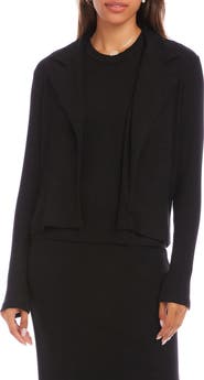 Karen Kane Notch Lapel Rib Jacket