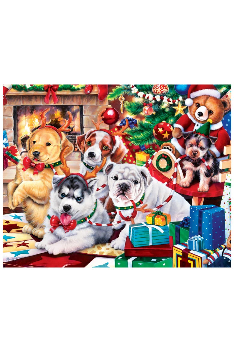 Holiday Pups & Cats 100pc Puzzles 4-Pack, Alternate, color, Multicolor