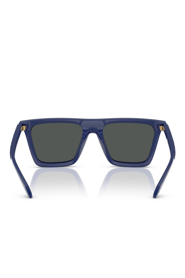 53mm Rectangular Sunglasses, Alternate, color, BLUE GREY
