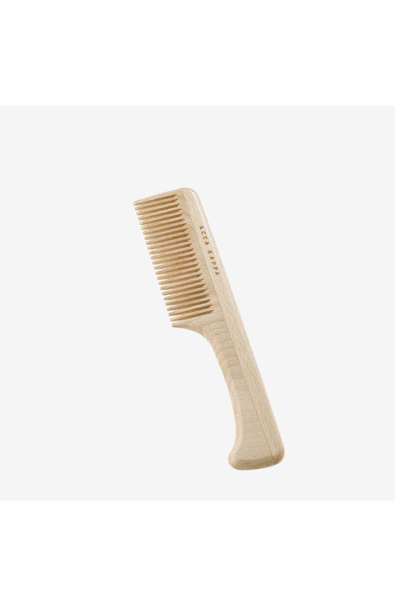 ACCA KAPPA Natura Fine Tooth Comb, Main, color, Wood