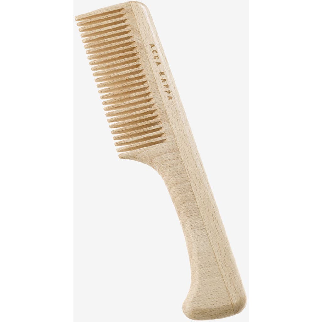 Acca Kappa Natura Fine Tooth Comb In Brown