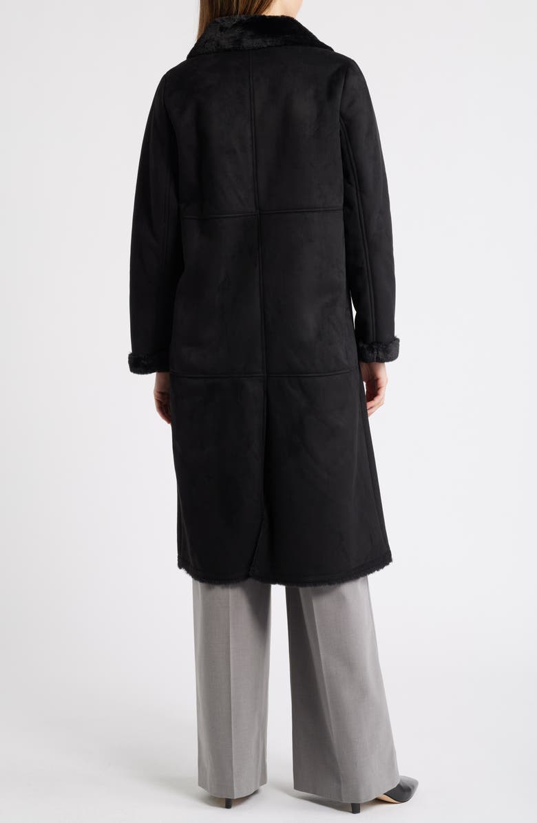 Lauren Ralph Lauren Faux Shearling Coat, Alternate, color, 