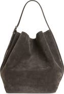 TOTEME Belt Strap Suede Hobo Bag