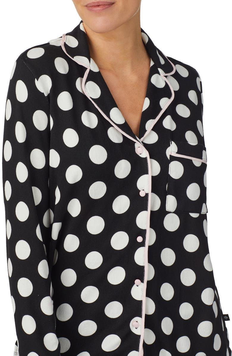 Kate Spade New York polka dot print pajamas, Alternate, color,