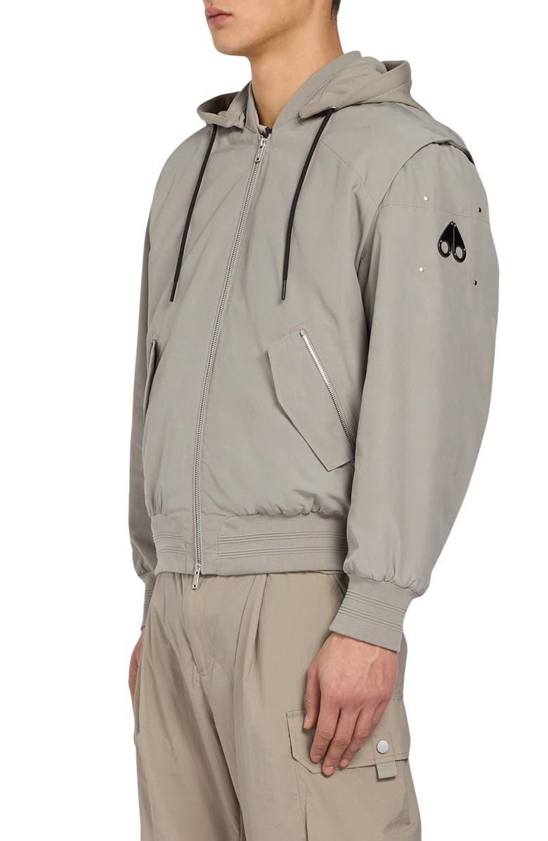 Moose Knuckles Drummond Water Repellent Bomber Jacket, Alternate, color, Dusk