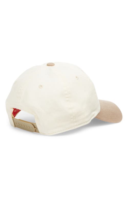 American Needle Paris Cotton Snapback Baseball Cap In Ivory/khaki