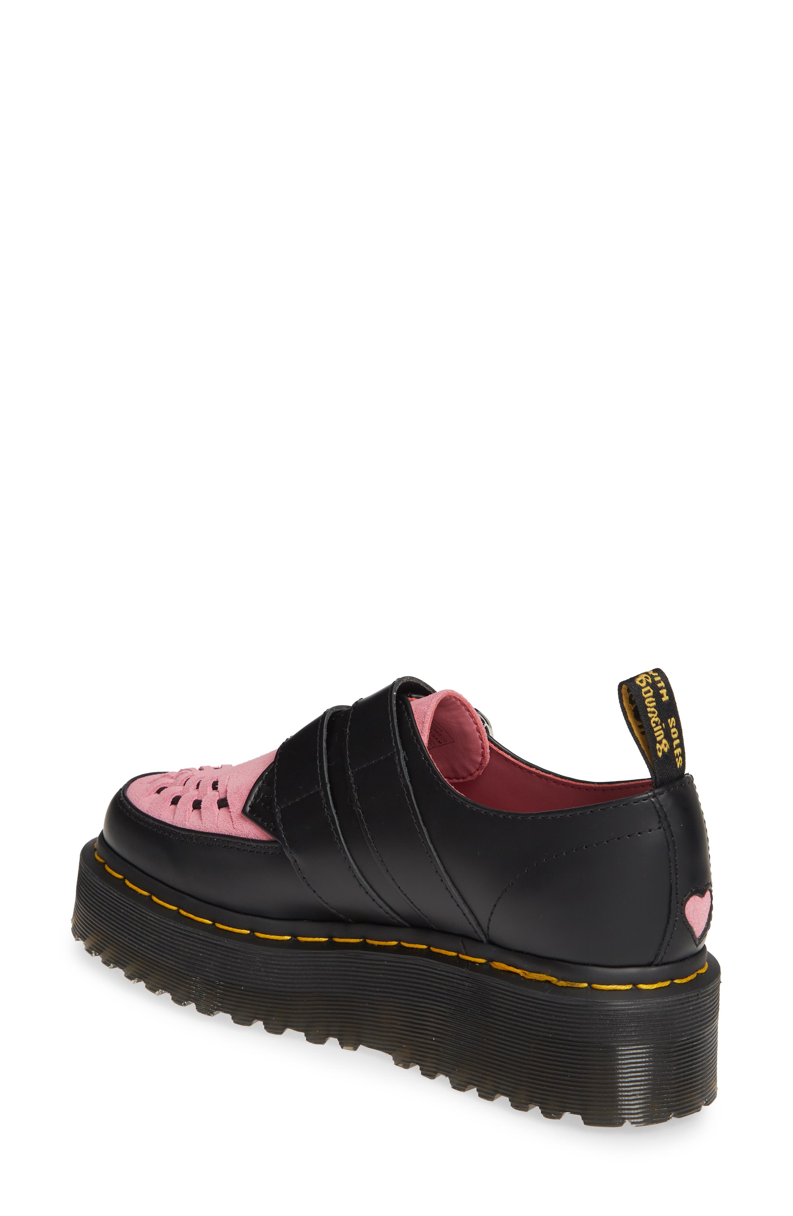 Dr. Martens x Lazy Oaf Buckle Platform Loafer, Alternate, color, 