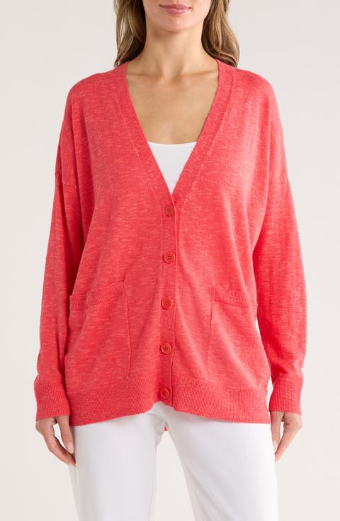 Oversize Organic Linen & Organic Cotton Cardigan