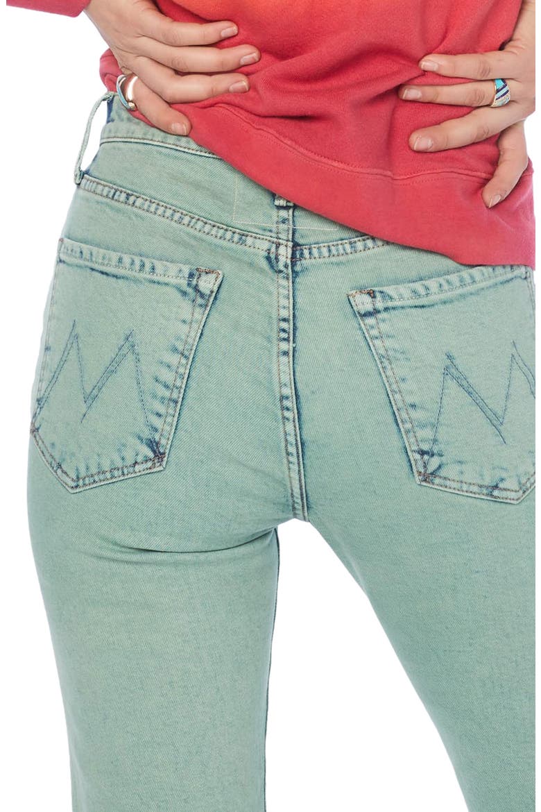 The Tripper High Waist Fray Hem Ankle Jeans, Alternate, color, JUICY FRUIT- FERN