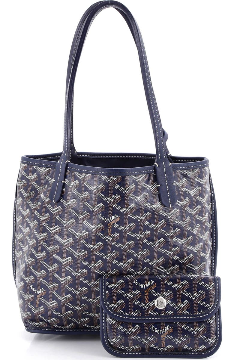 Pre-Owned Goyard Anjou Reversible Tote Coated Canvas Mini, Alternate, color,