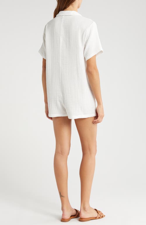 Volcom Easy Breezy Cover-up Romper In White