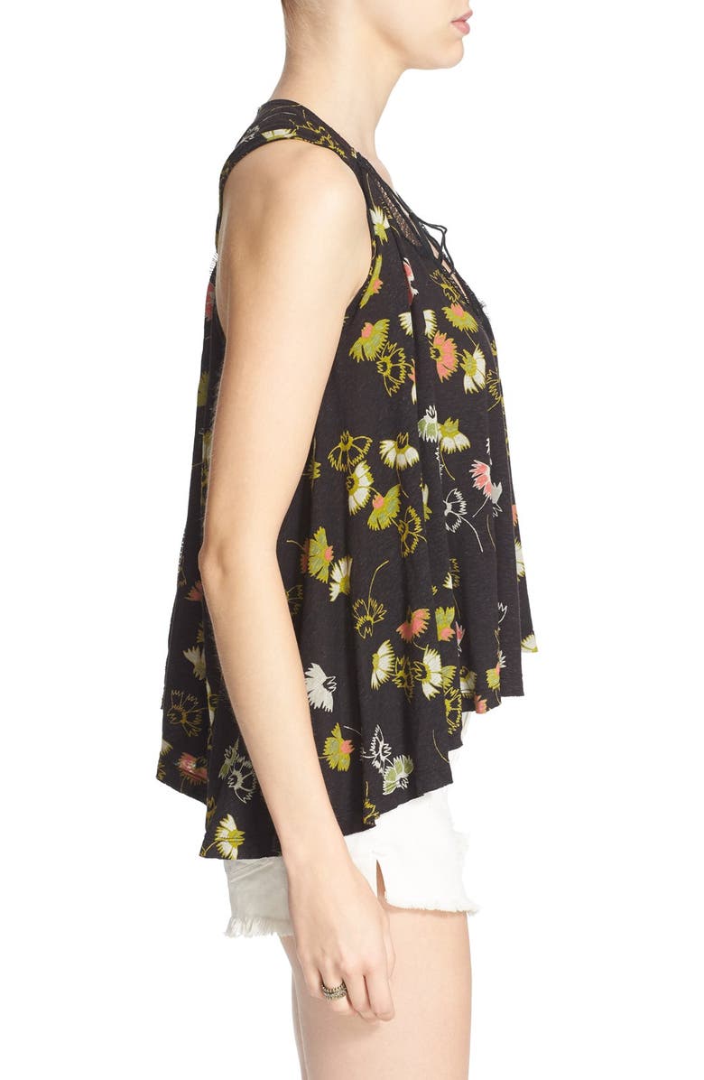 Free People 'Love Potion' Floral Print Sleeveless Knit Top, Alternate, color, 