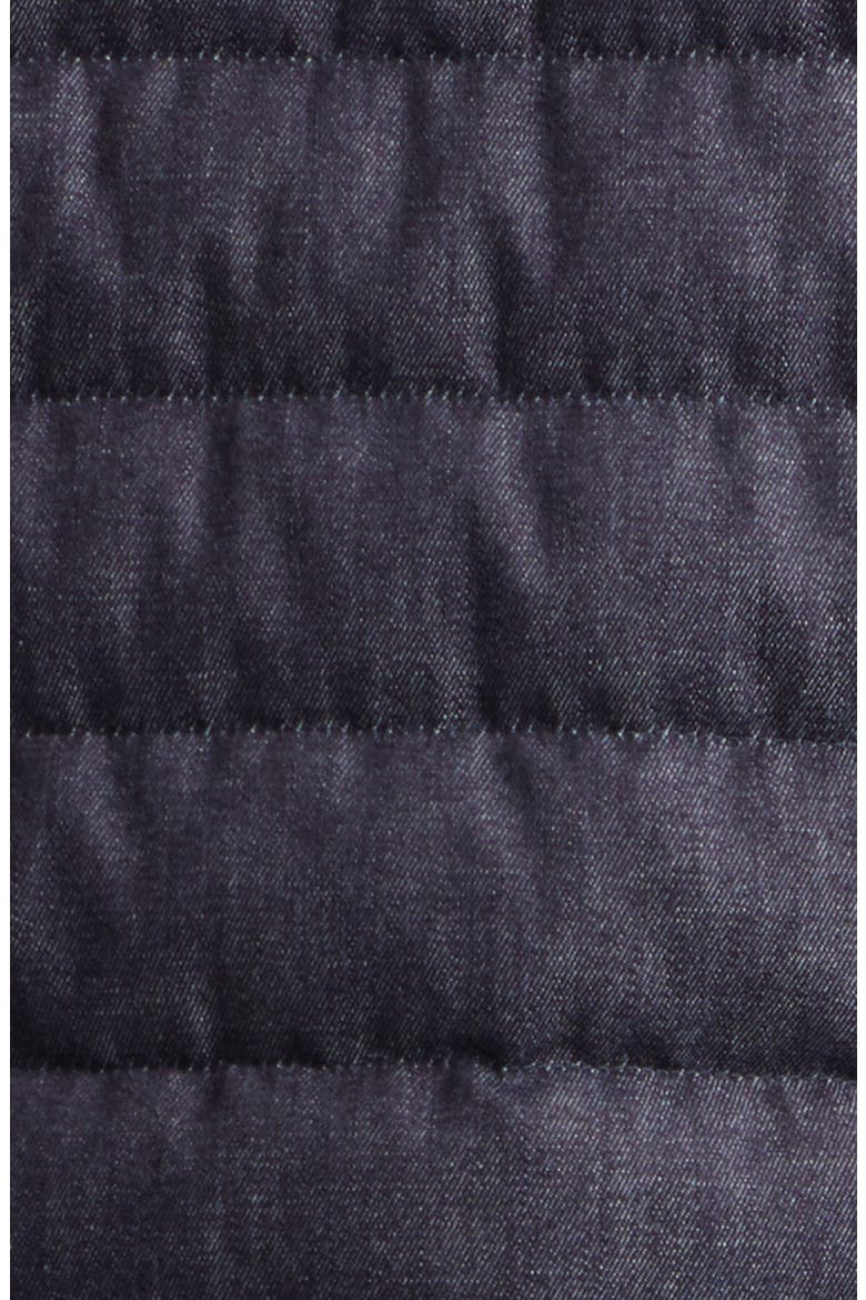 Liorane Denim Down Puffer Vest, Alternate, color, BLUE DENIM
