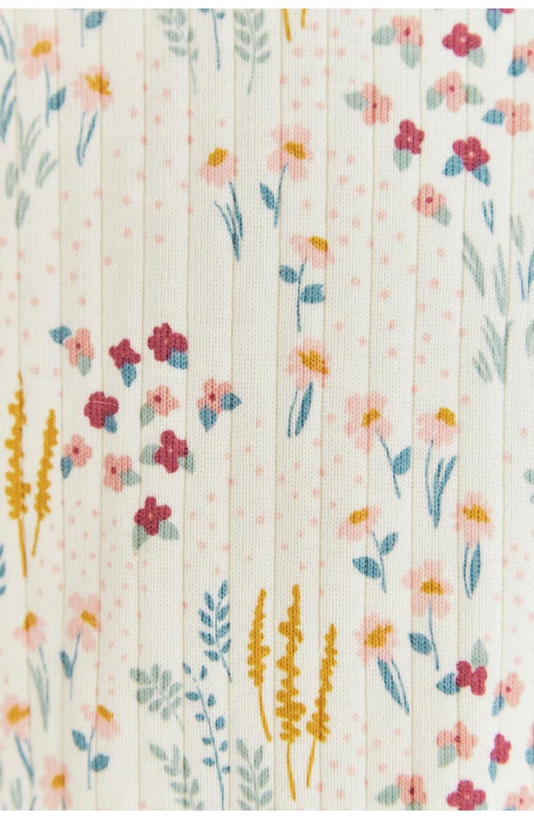 Babycottons Premium Cotton Chloe One-Piece Zip Pajamas For Infant, Alternate, color, 