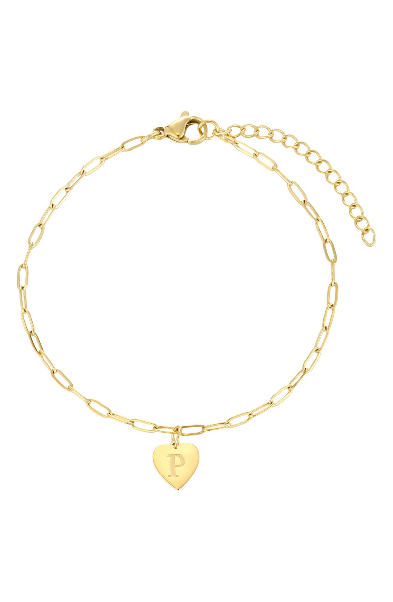 Initial Chain Bracelet
