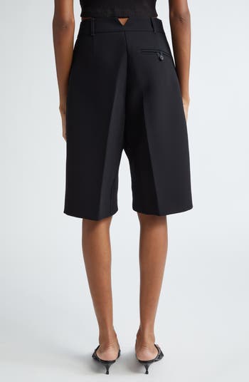 ショートパンツ JACQUEMUS Women Shorts  Burmudas 231KN503 2060 990 Black Jacquemus Le Bermuda Ovalo Tailored Shorts | Nordstrom