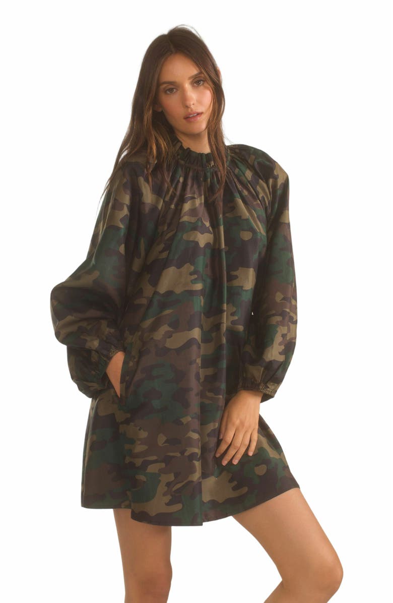 Cynthia Rowley Fuzzy Wool Trench Coat, Alternate, color, 