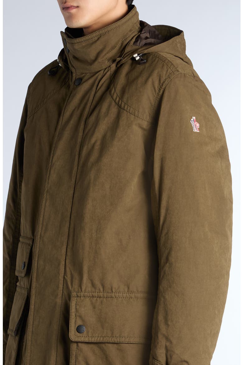 Allaine Long Parka, Alternate, color, GREEN