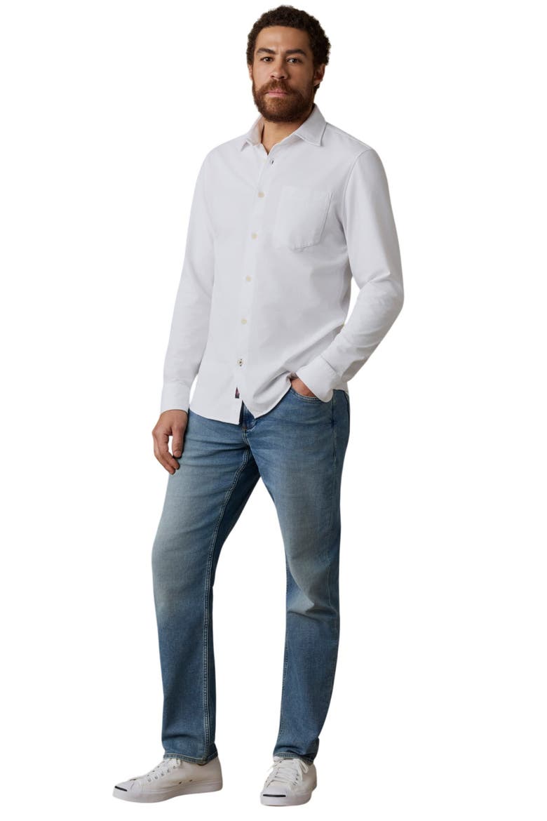 Costa Piqué Shirt, Alternate, color, PURE WHITE