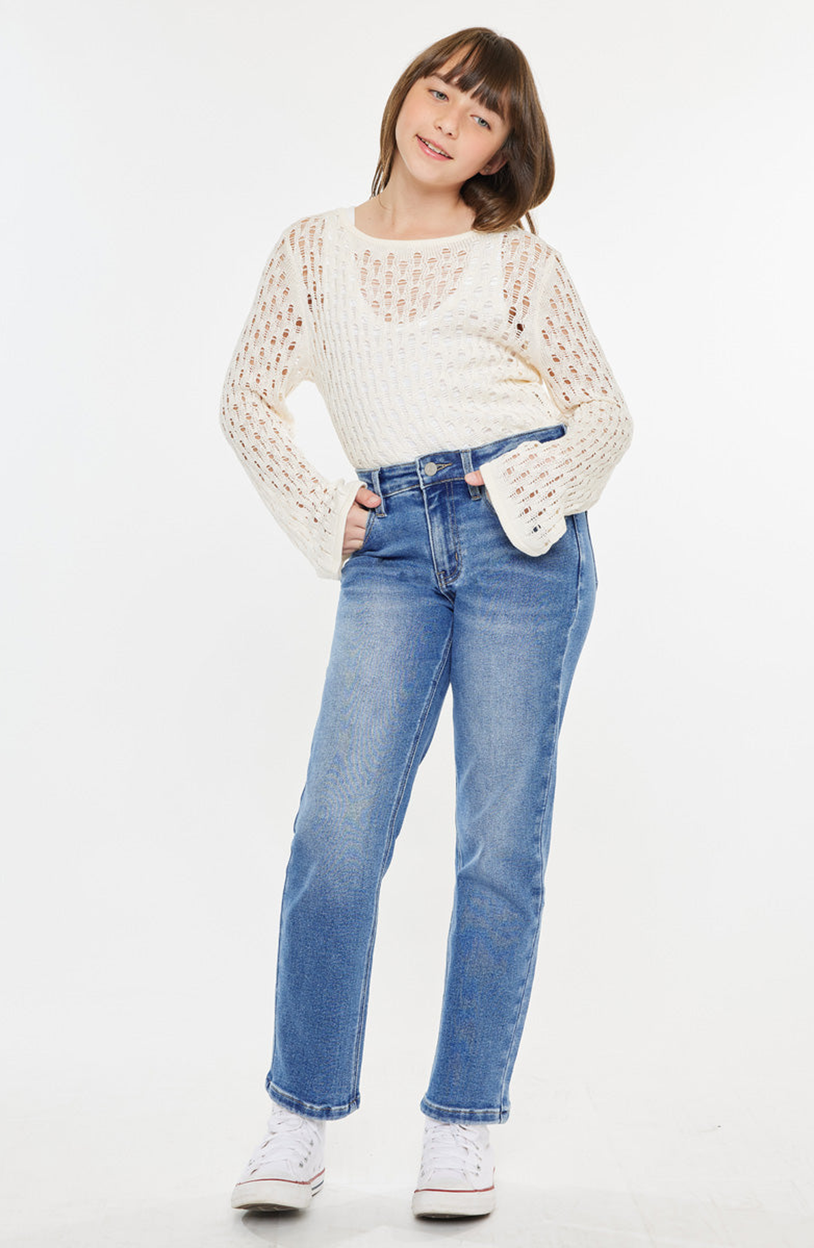 KanCan Sarah High Rise Straight Jeans | Nordstrom