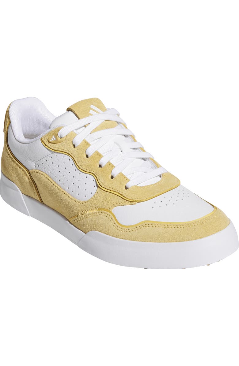 adidas Retrocross 25 Spikeless Golf Shoe, Main, color, White/ Oat/ Gum