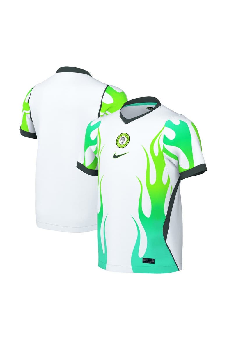 Youth Nike  White Nigeria National Team 2026 Away Stadium Replica Jersey, Main, color, White