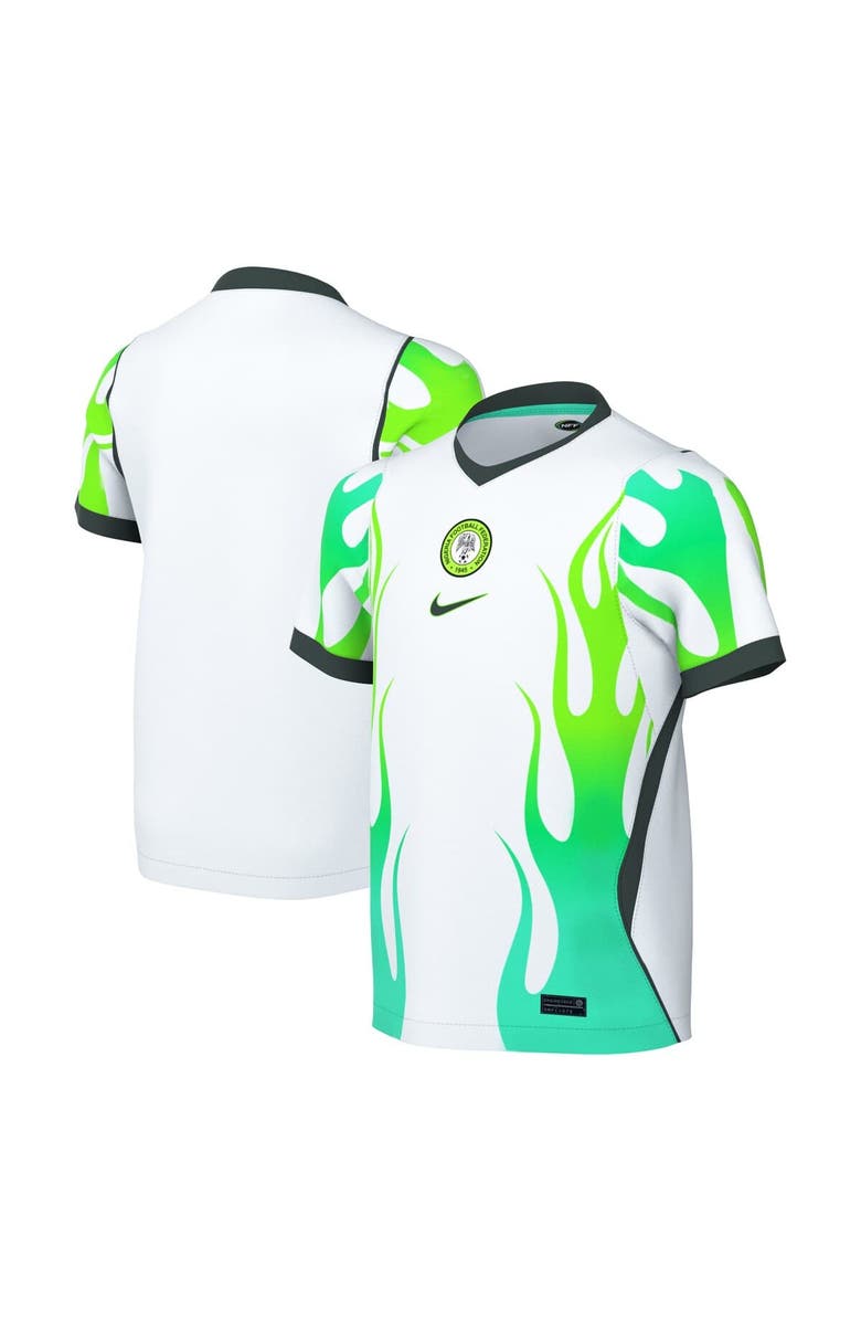 Nike Youth Nike  White Nigeria National Team 2026 Away Stadium Replica Jersey, Main, color, White