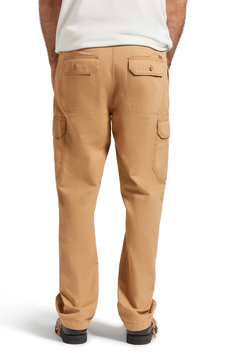 Brixton Waypoint Cotton Herringbone Cargo Pants, Alternate, color, 