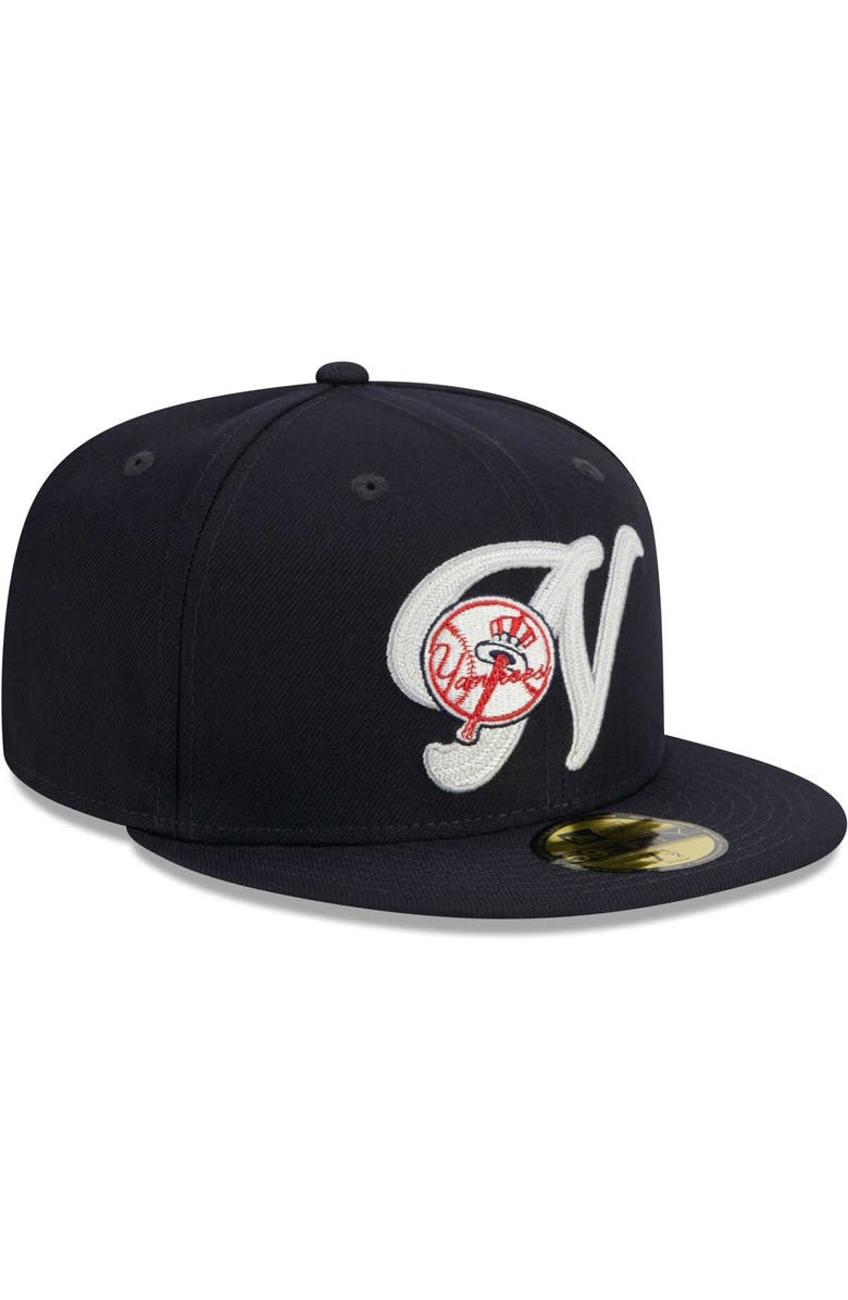 New Era Men's New Era Navy New York Yankees Duo Logo 59FIFTY Fitted Hat, Alternate, color, Navy