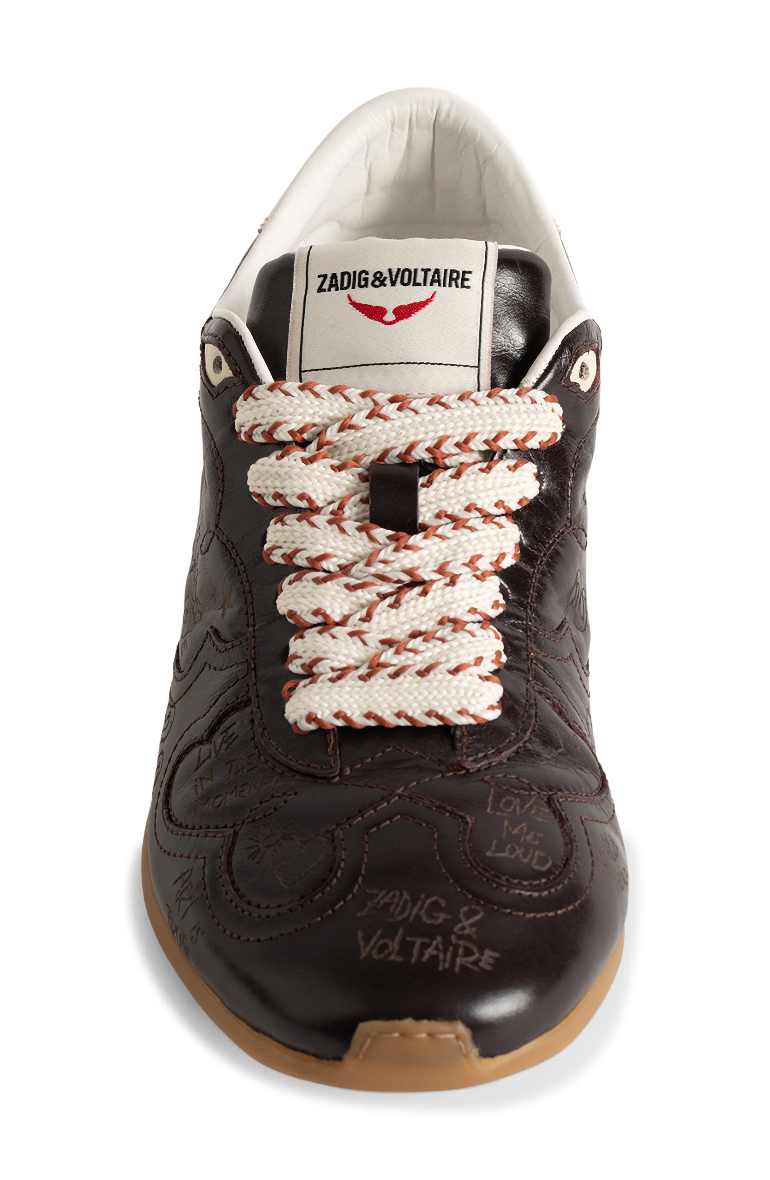 ZV Dance Vintage Laser Sneaker, Alternate, color, BROWNIE