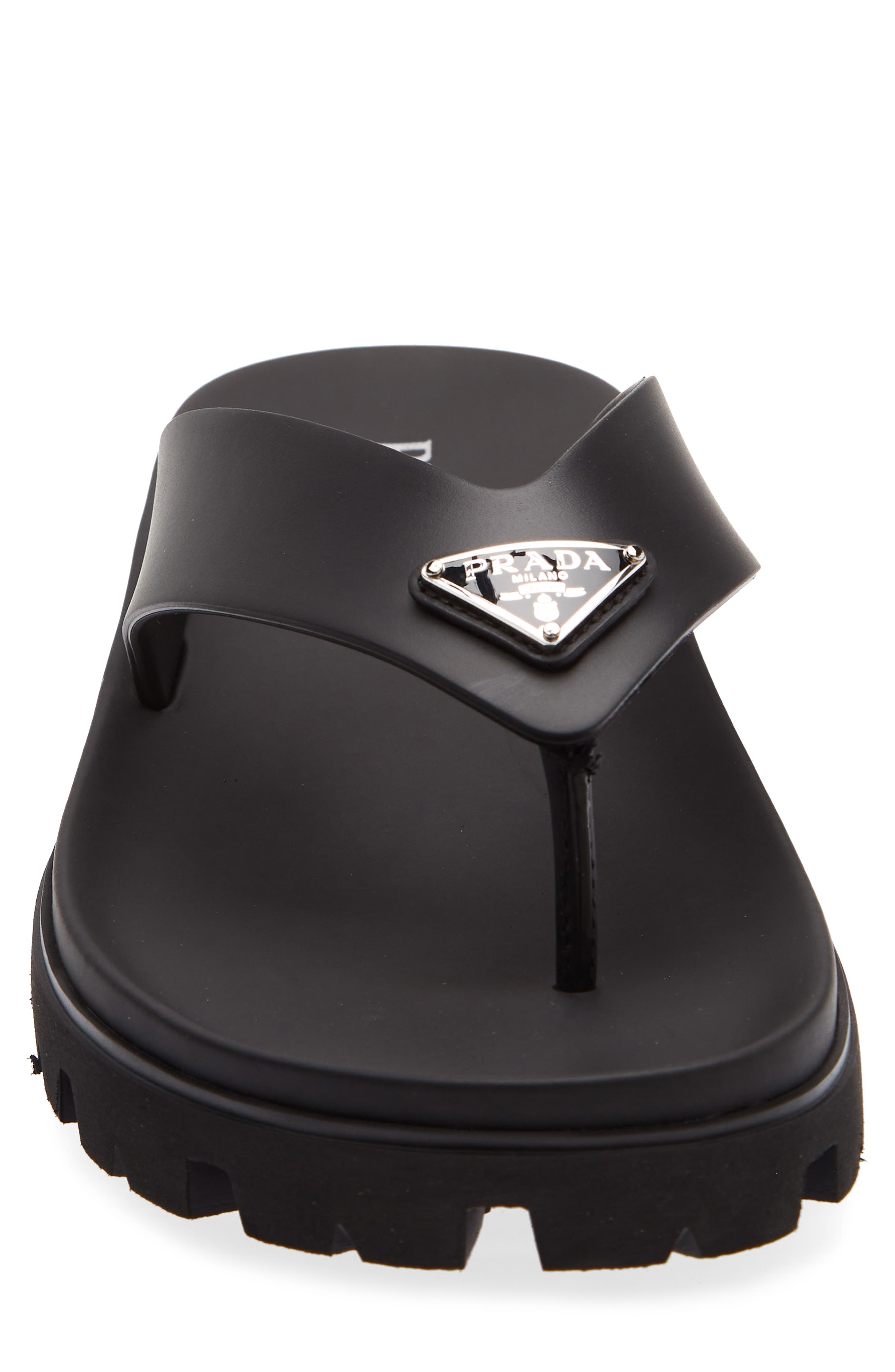Lug Sole Flip Flop, Alternate, color, NERO