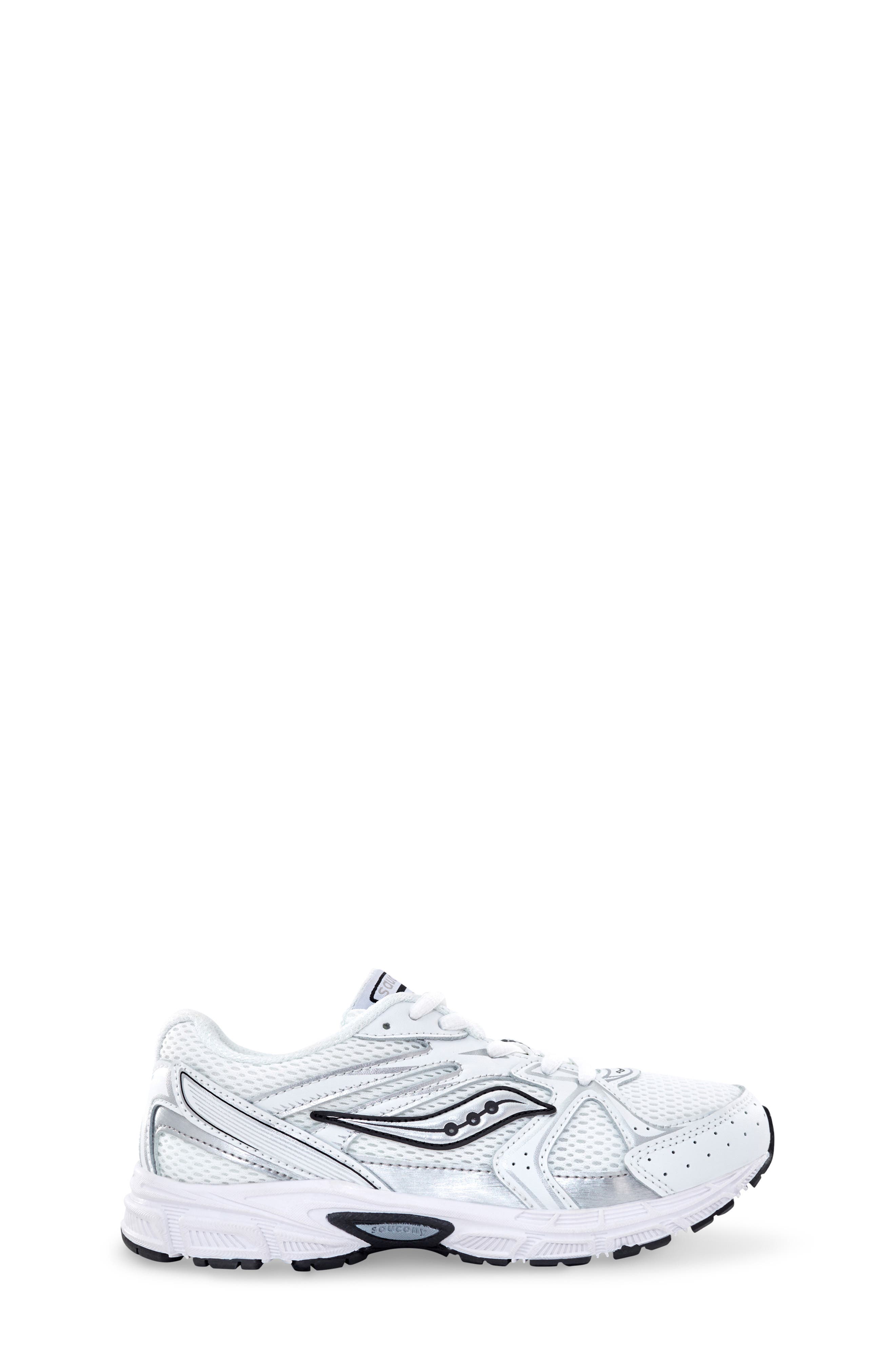 Saucony Kids' Ride Millennium Sneaker, Alternate, color, White