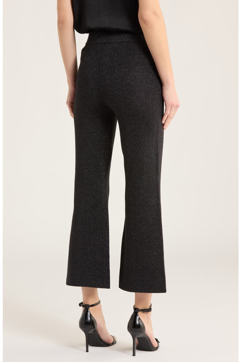 Ren Flare Leg Pants, Alternate, color, BLACK/GUNMETAL LUREX