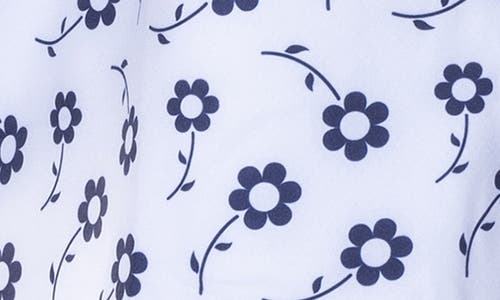 Vast Positive Floral Short Sleeve Performance Button-up Shirt In White