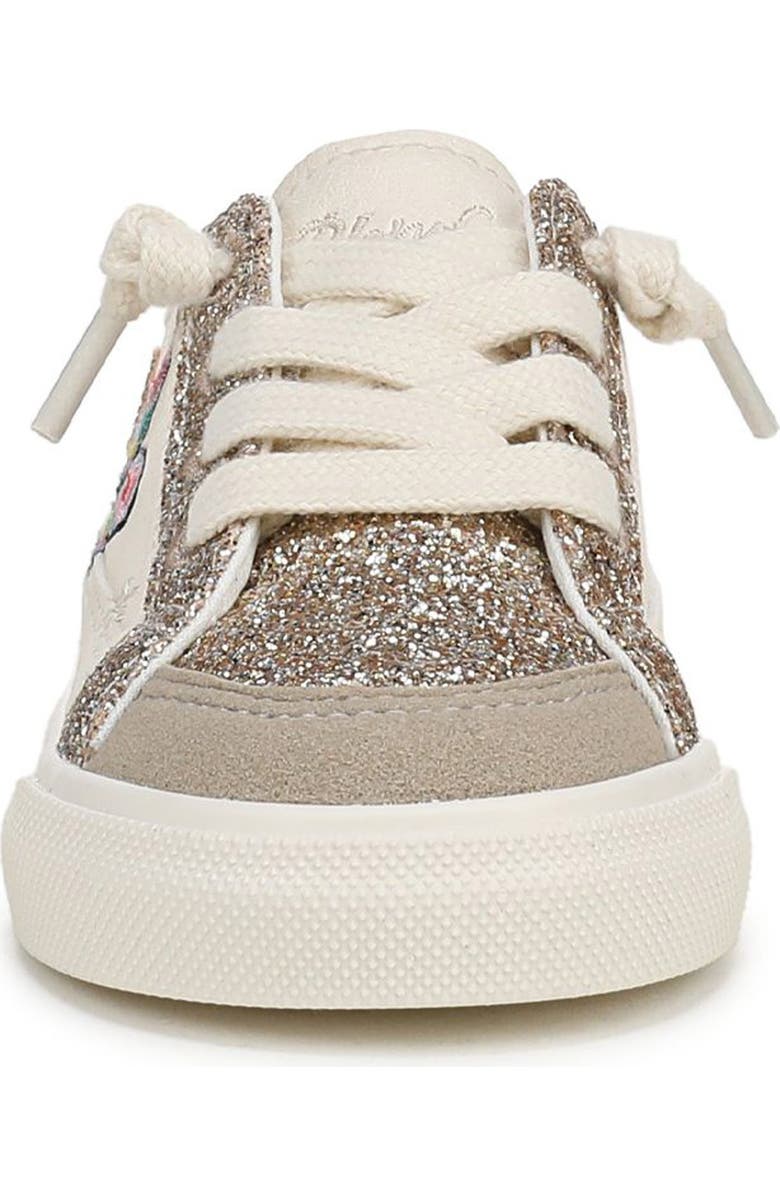 Blowfish Malibu Kids' Pebble 3-K Faux Leather Sneaker, Alternate, color, Cream Gold