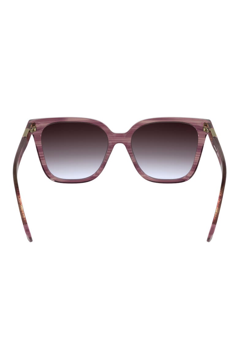 Le Pliage 55mm Gradient Butterfly Sunglasses, Alternate, color, STRIPED PURPLE