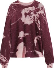 Desigual Abstract Print Crewneck Sweater