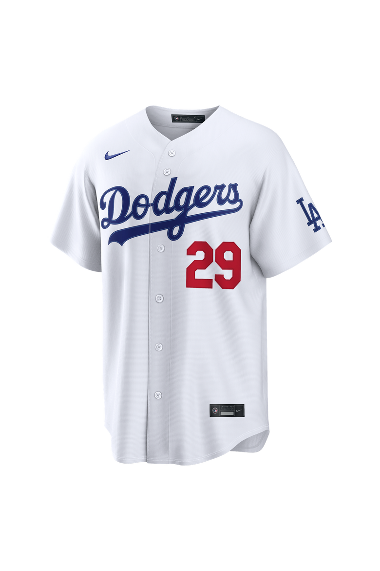 Men's Nike Tarik Skubal White Los Angeles Dodgers Home Stadium Jersey, Alternate, color, White