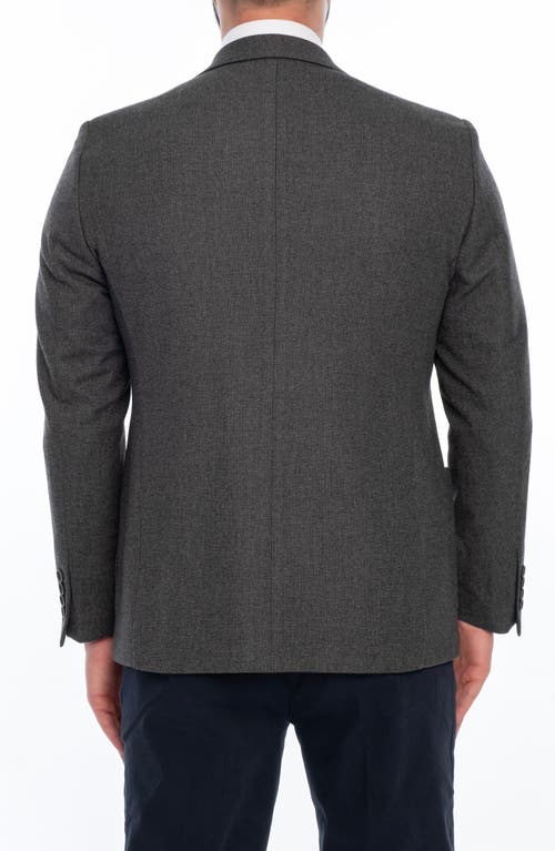 Vellapais Solid Sport Coat In Dark Grey