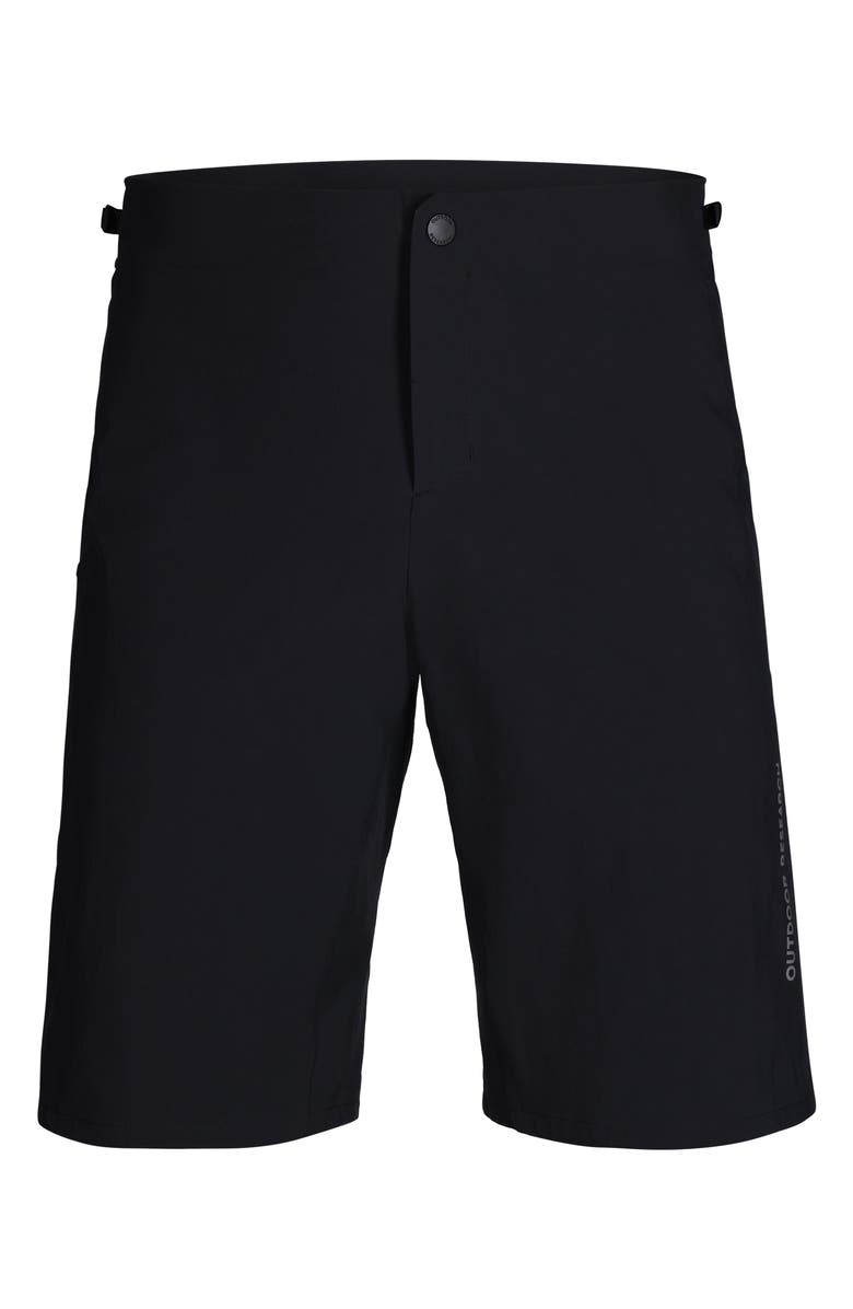 Outdoor Research Freewheel MTB Lite Ride Shorts, Alternate, color, Black