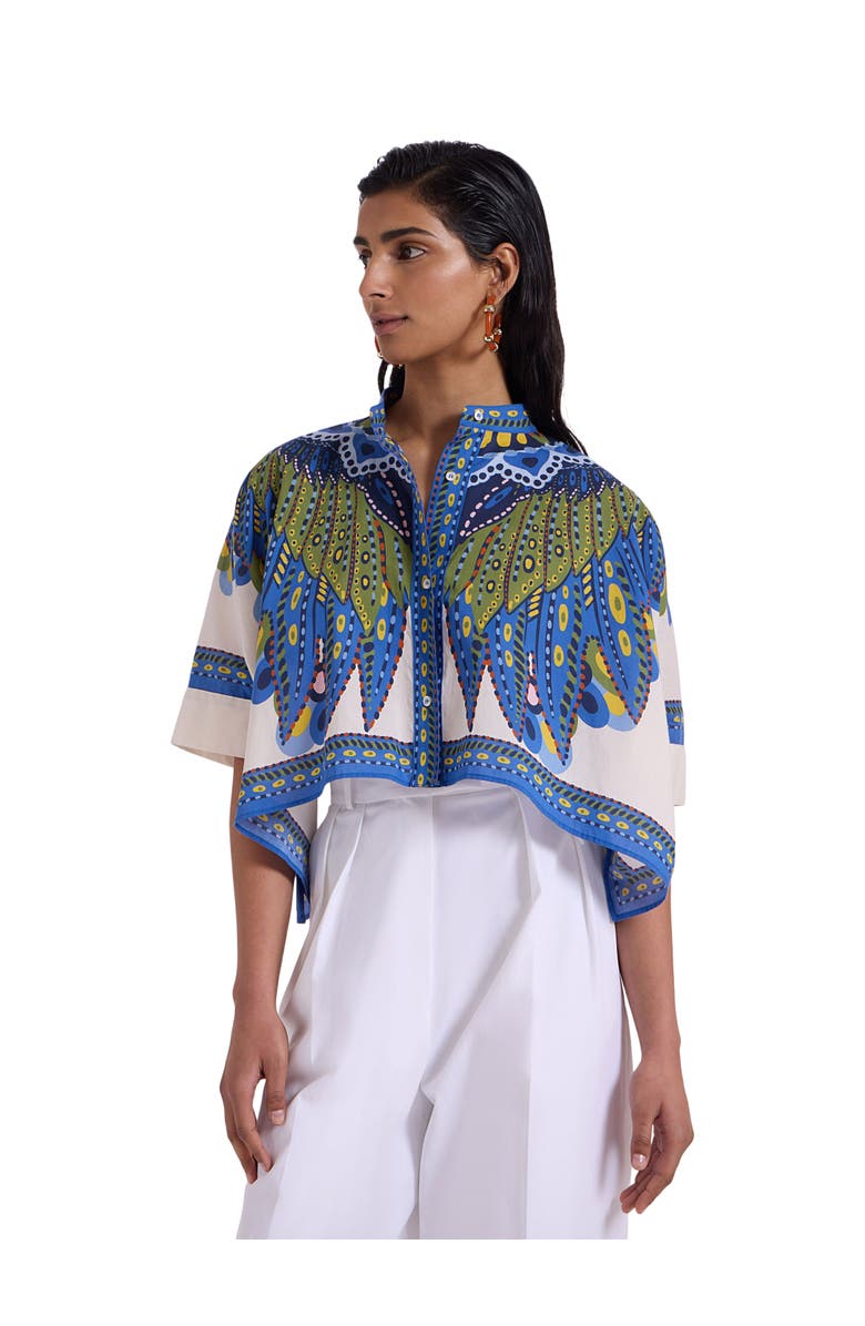 La DoubleJ Mini Foulard Shirt Chakra Placée Multicolor, Main, color, 